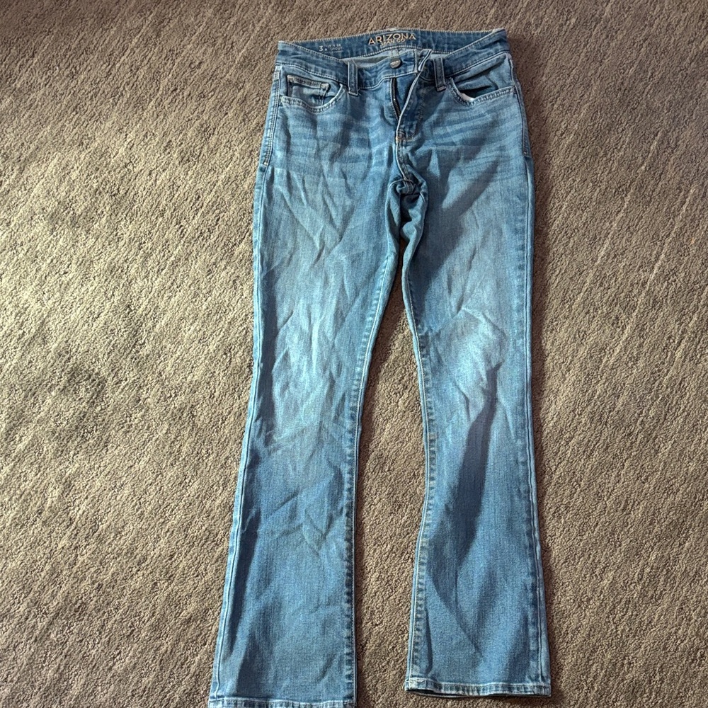 Arizona Jean Company Women's Light Blue Flare Jeans